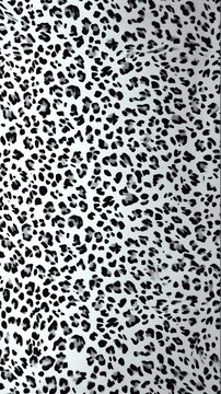 Abstract Seamless White Leopard Spots as Background