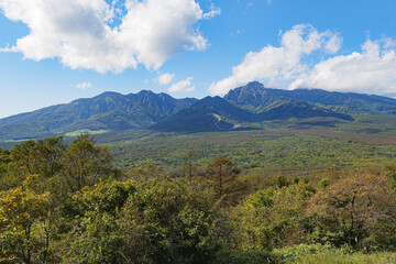 南八ヶ岳の連峰
