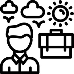 Remote Work Icon
