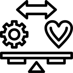 Work-Life Balance Icon