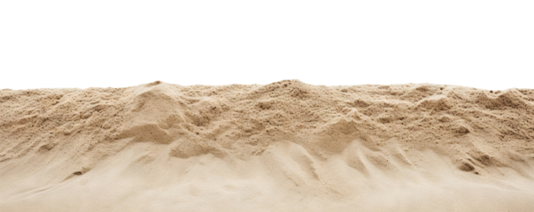 Beach or desert sand cut out