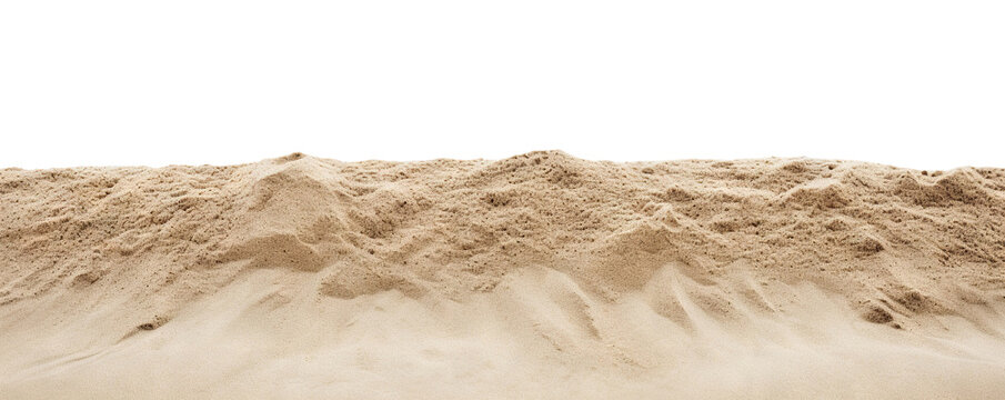 Beach or desert sand cut out