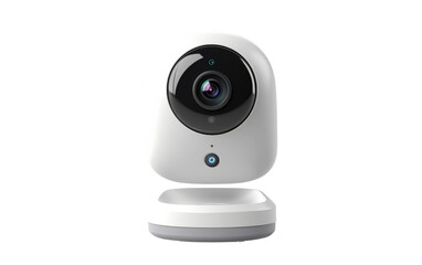 Smart Home Security Camera on white background