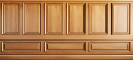wood paneling. woodworking wall surface structure design, glossy finish. corner beveled diagonal edge routed. hand shaped classy paneled forms. hand edited AI 