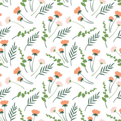 Floral seamless pattern.Seamless pattern can be used for wallpaper, pattern fills, web page background,surface textures.