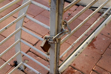 A fence in a city park in northern Israel.