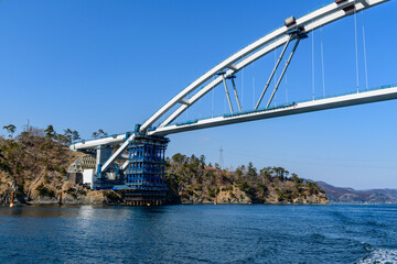宮城 女川町と出島江島の離島航路
