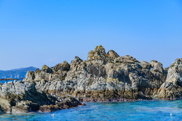 宮城 女川町と出島江島の離島航路
