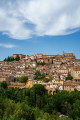 Fototapeta premium View of Loreto Aprutino, historic town in Abruzzo, Italy