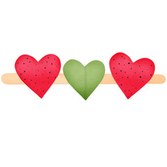 red hearts on white background