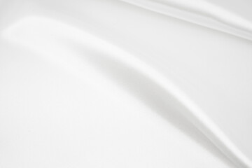 Obraz premium White silk texture as background.