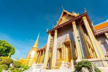 Bangkok, Thailand. Emerald Buddha temple 	