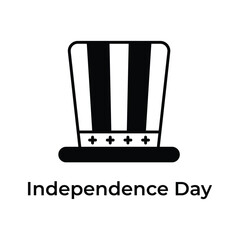 Get your hold on this creative america independence day icon, editable design