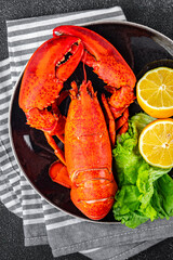 lobster fresh seafood tasty eating cooking appetizer meal food snack on the table copy space food