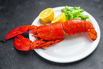 lobster fresh seafood tasty eating cooking appetizer meal food snack on the table copy space food