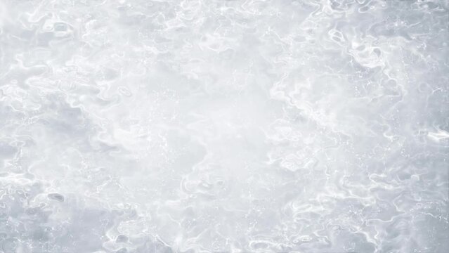 White Liquid - Loopable Background Animation - Reflective Surface, Paint, Abstract