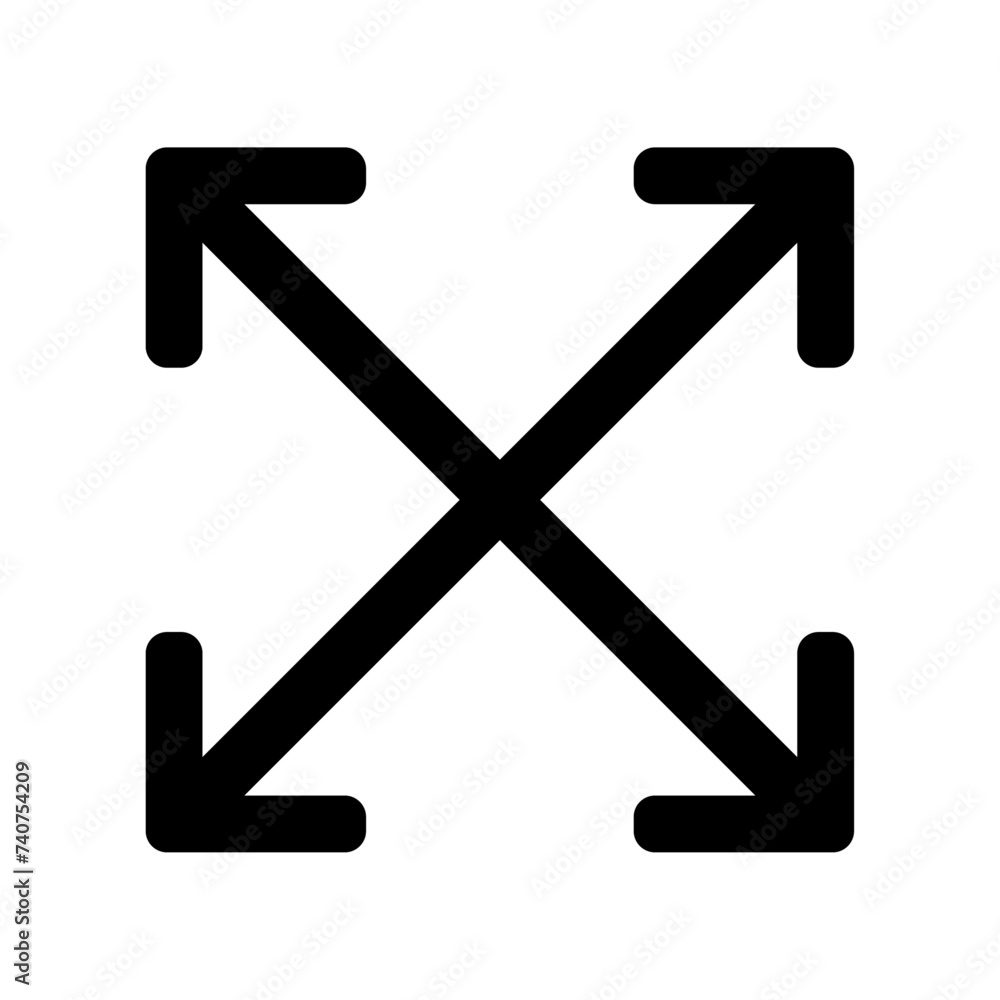 Poster vector arrows object shape