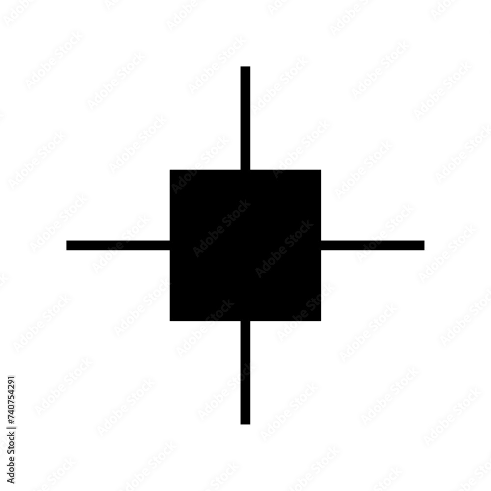 Poster vector target darts shape object