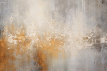 Whispers of Texture: Abstract Art in Gray and Cream