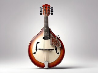 Mandolin isolated on a white background