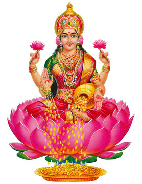 Hindu God Lakshmi