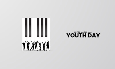 International Youth day, Youth day south africa 16 june celebration. 3D Illustration