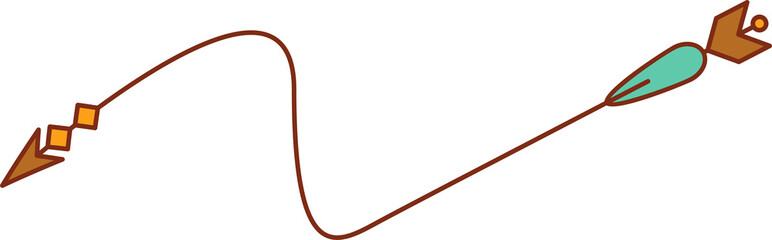 Decorative Arrow Symbol Illustration