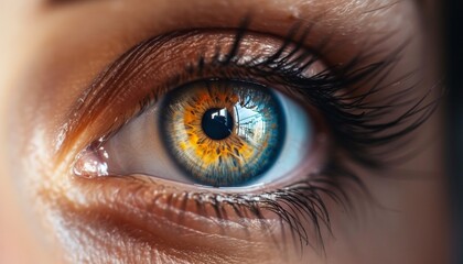 Obraz premium Close-up image of eyes