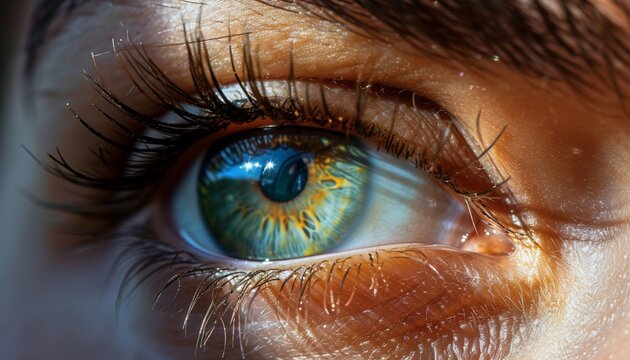 Close-up image of eyes