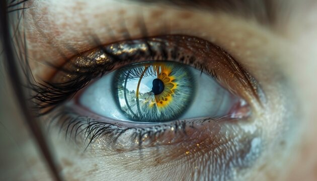 Close-up image of eyes