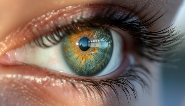 Close-up image of eyes