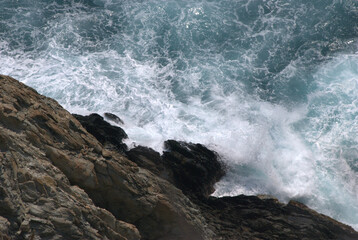 Paisajes marinos,mar embravecido,fuerza de la naturaleza.