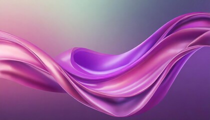 Abstract Background with Wave Gradient Silk Fabric