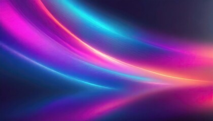 Smooth Glowing Holographic Neon Palette Backdrop