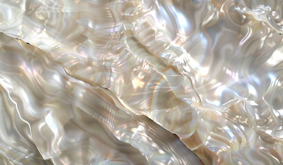 Mother-of-pearl background with swirl pattern. Different shades and colors, shine and waves , photo background with copyright