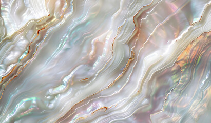 Mother-of-pearl background with swirl pattern. Different shades and colors, shine and waves , photo background with copyright