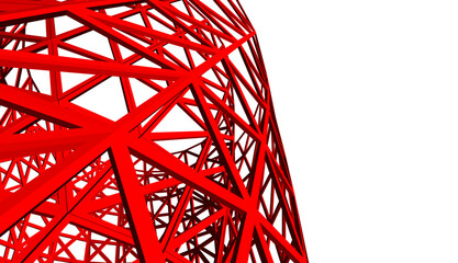 red construction