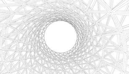 Building 3d structure. Architectural background. 