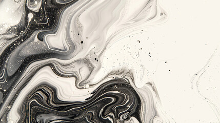abstract background texture oil and water black and white generative ai