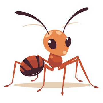 Ant icon cartoon vector illustration.
