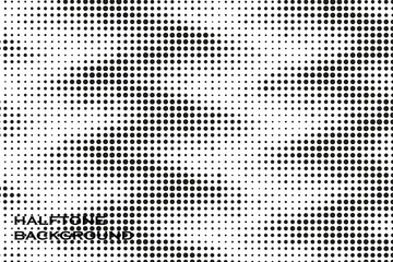 Abstract vector grunge halftone gradient shapes background banner