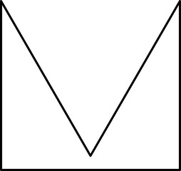 Set of Triangle shapes. Design decoration