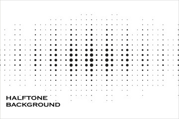 Abstract vector grunge halftone gradient shapes background banner