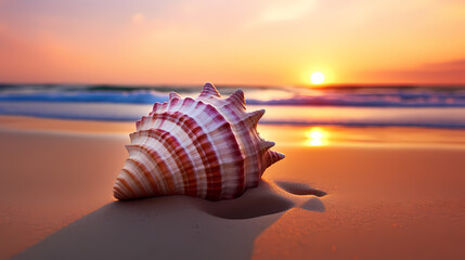 The elegance and simplicity of the shell embody the whisper of the ocean