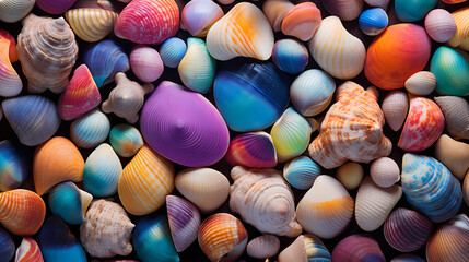 The elegance and simplicity of the shell embody the whisper of the ocean - obrazy, fototapety, plakaty