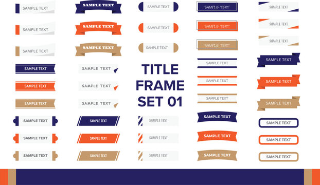 タイトル・見出しフレームセットA04