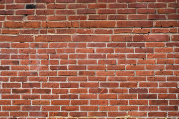Obraz premium red brick wall background