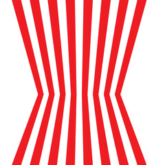 Perspective retro lines background. Colourful stripes on dark background vector