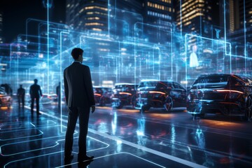 The concept of artificial intelligence AI as a technology for a safe city of the future