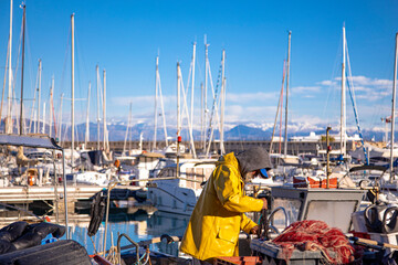 port of Antibes, france